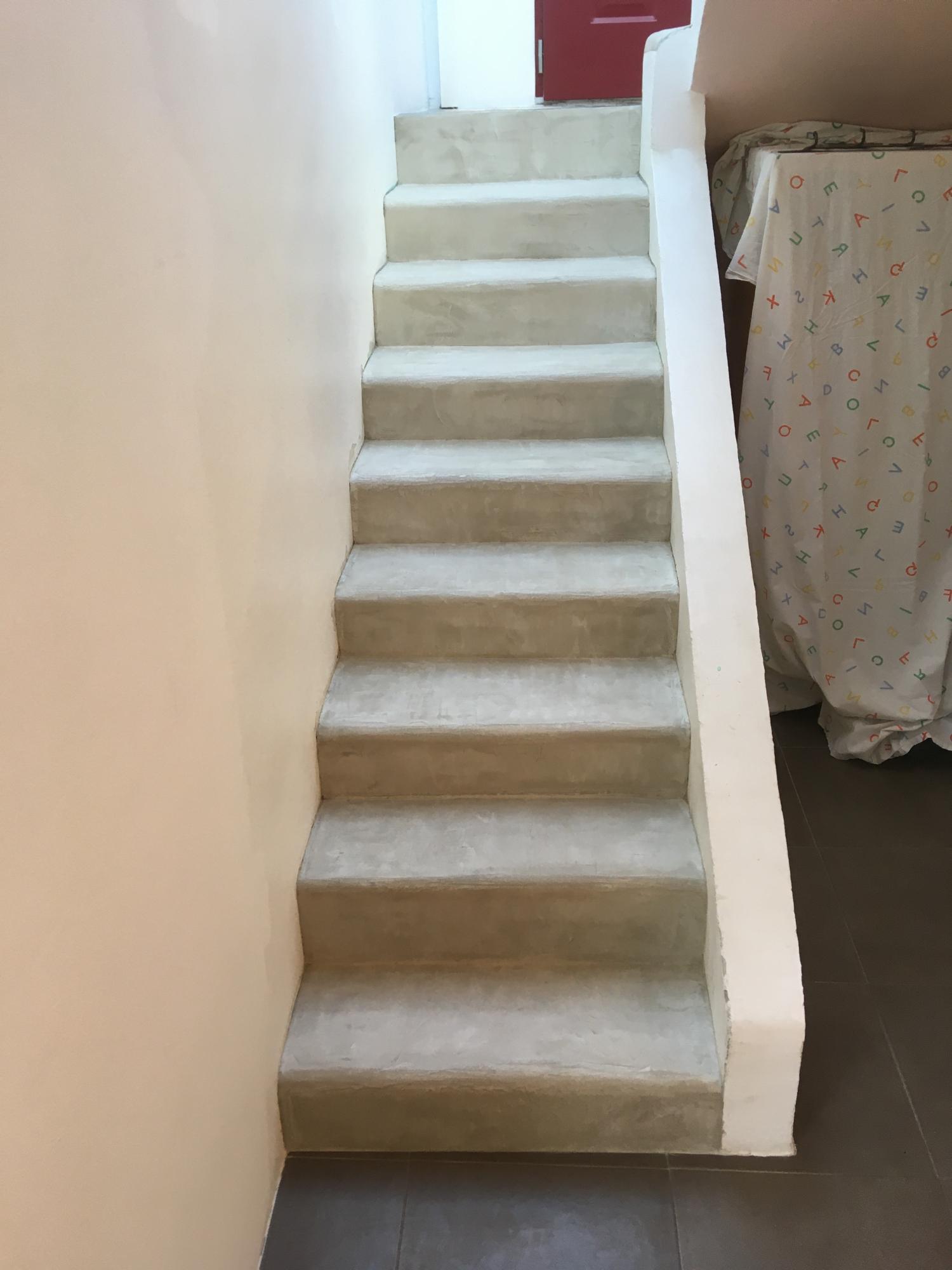 escalier beton cire toulon