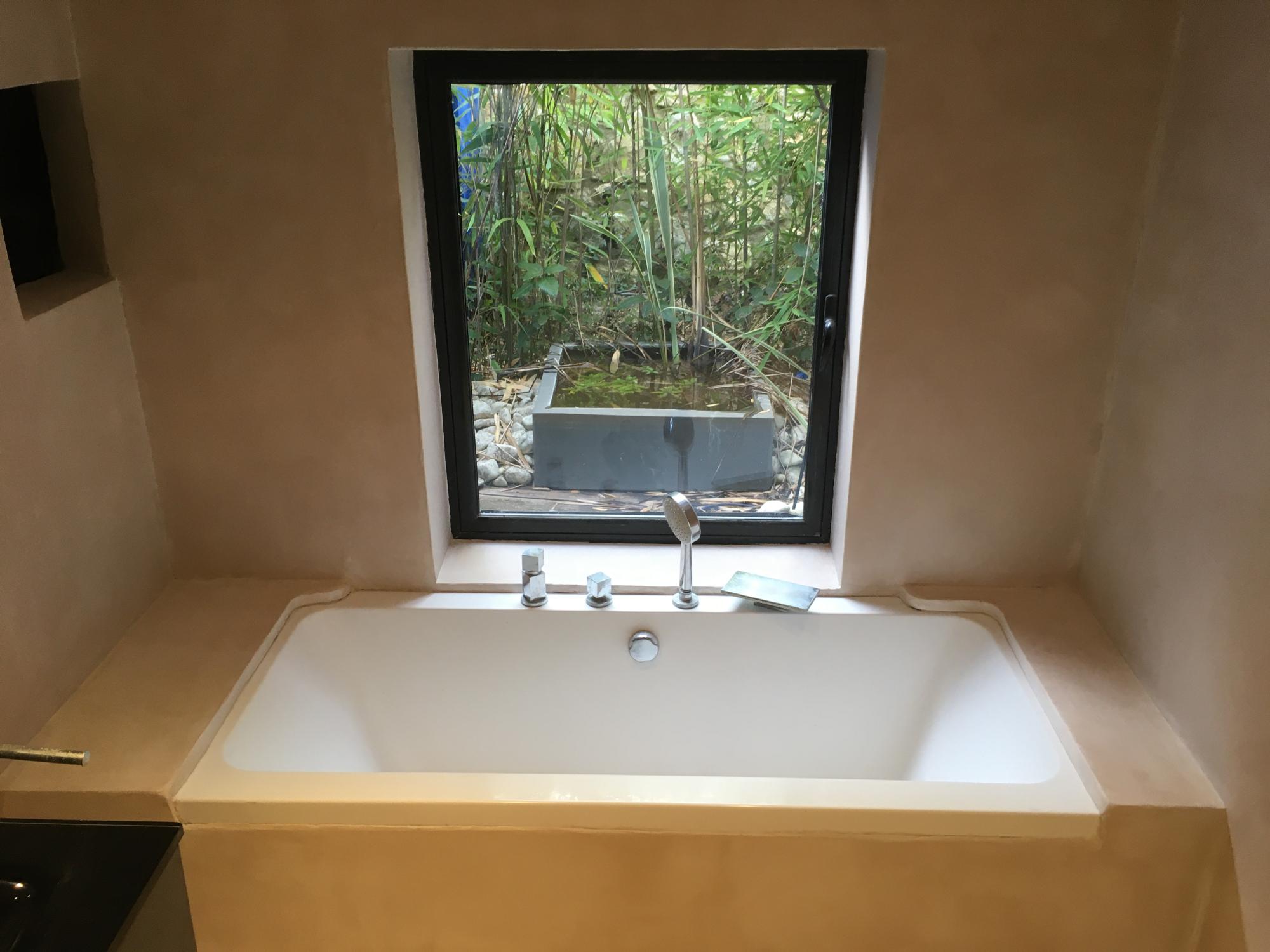 salle de bain en beton cire Beausset Castellet