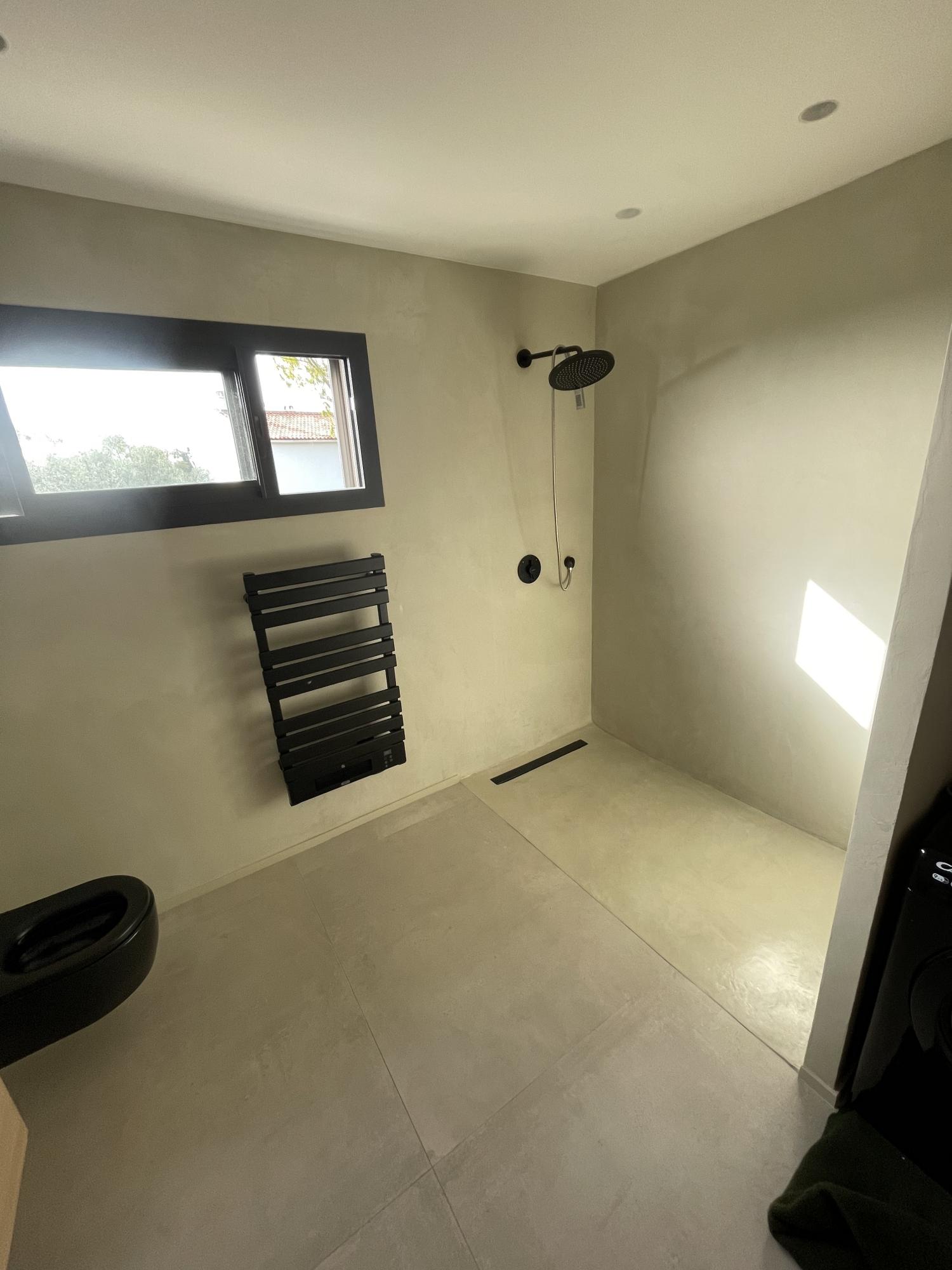 salle de bain escalier beton cire bandol