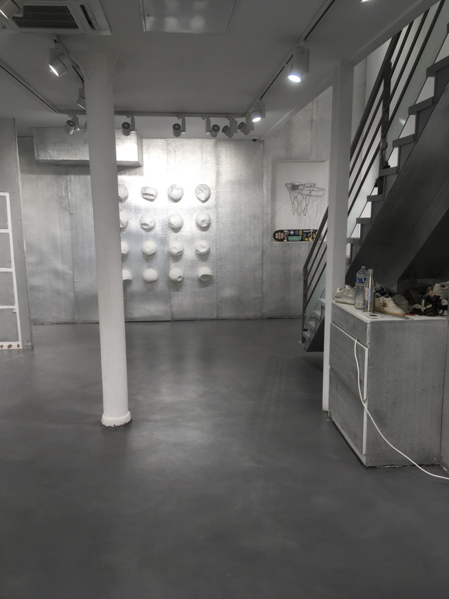 sol beton cire boutique Toulon var