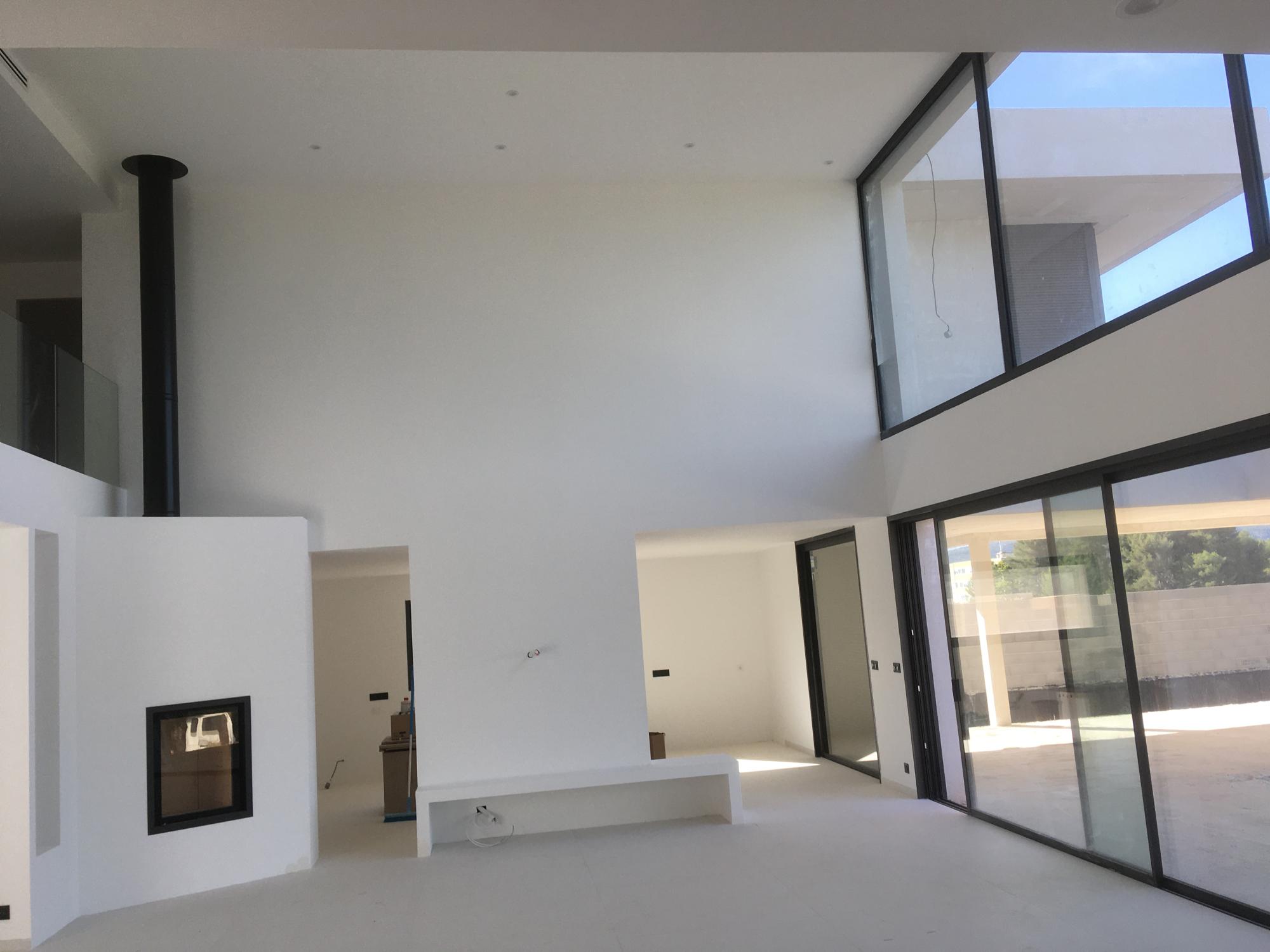 escalier beton cire marseille villa contemporaine