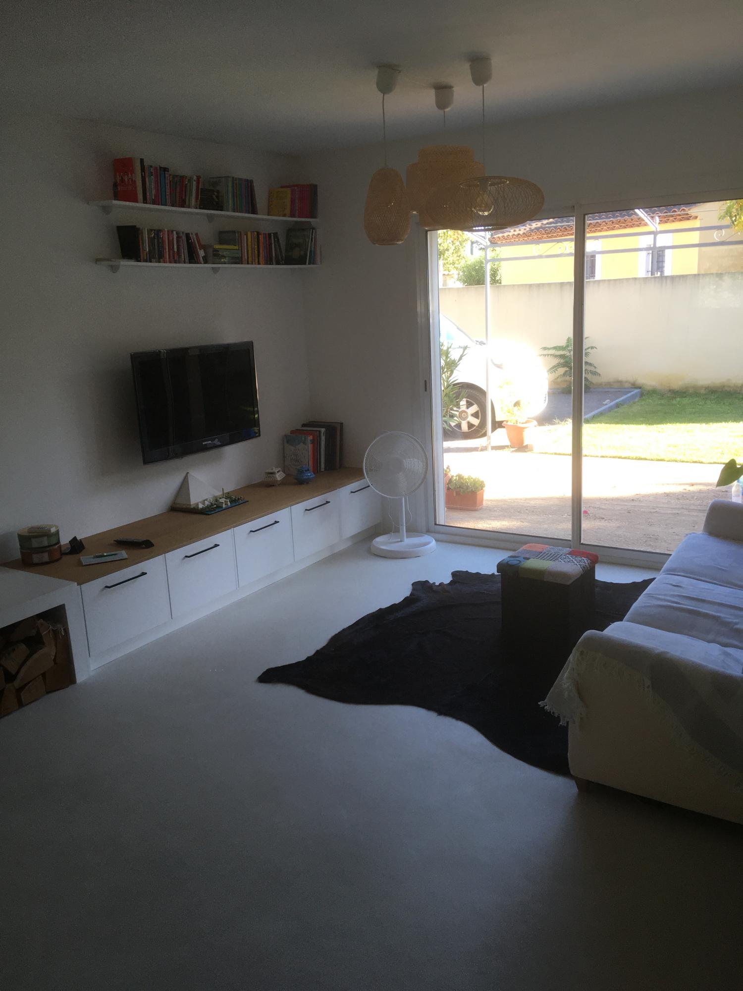 sol séjour cuisine beton cire marignane 