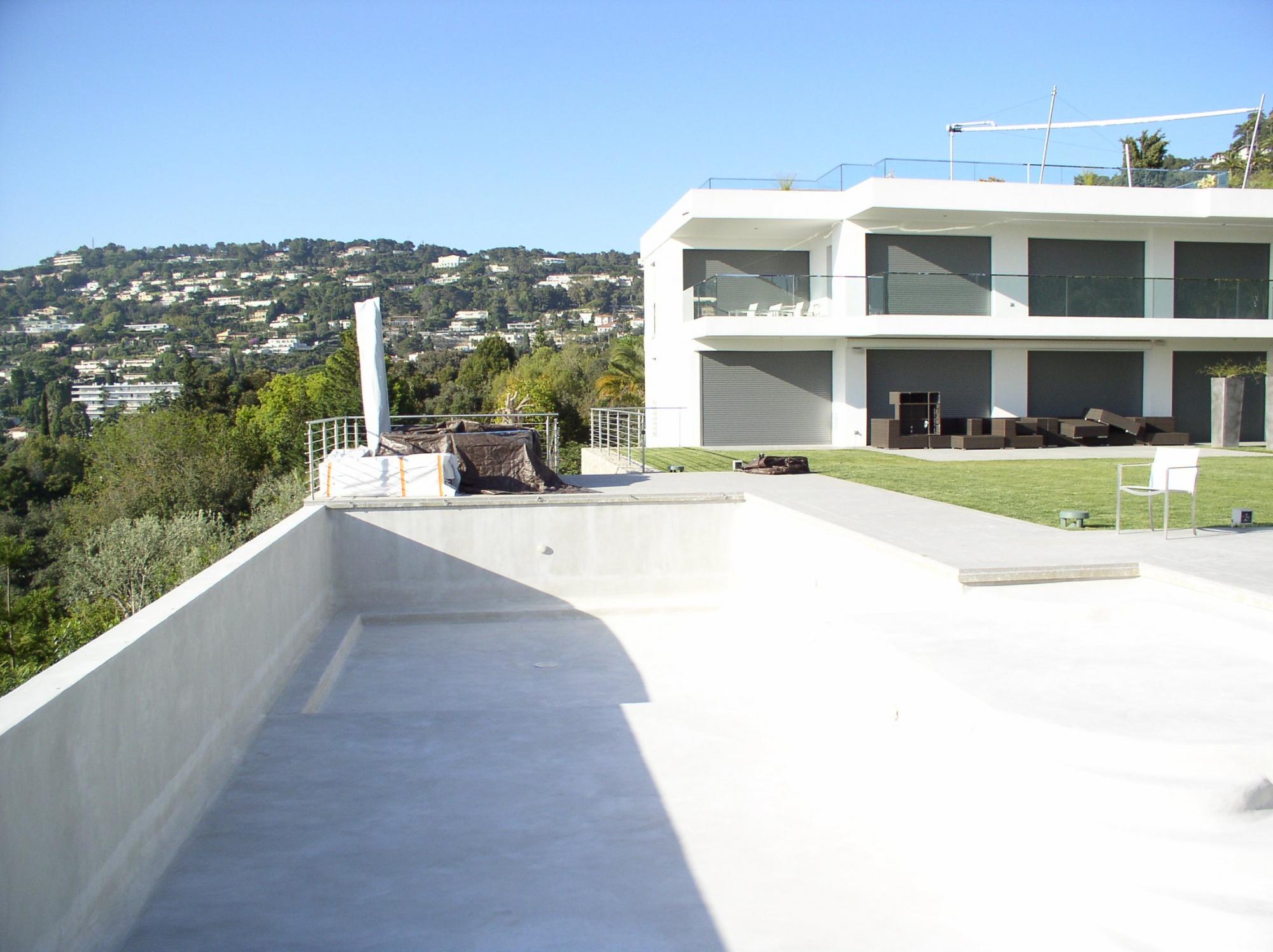 piscine beton cire Cannes